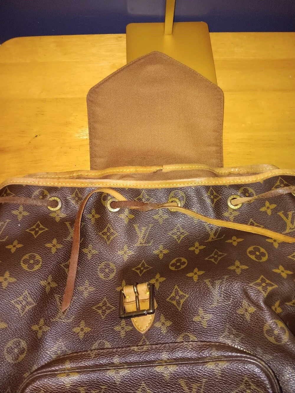 Louis Vuitton Vintage Montsouris Monogram Backpack